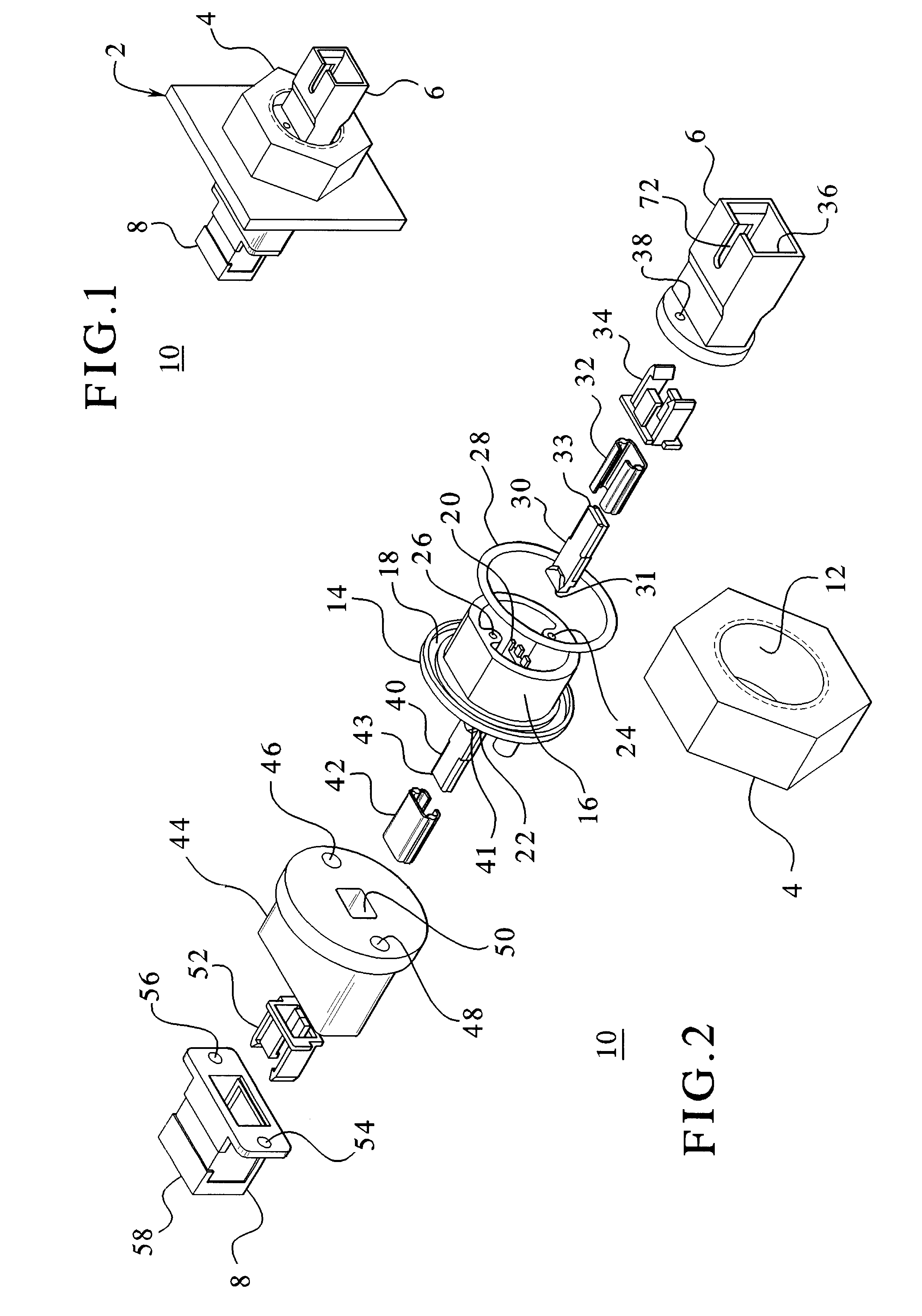 Optical fiber hermetic termination connector