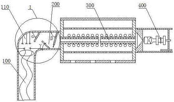 Anti-blocking dehumidification sampling equipment in continuous and automatic smoke monitoring system