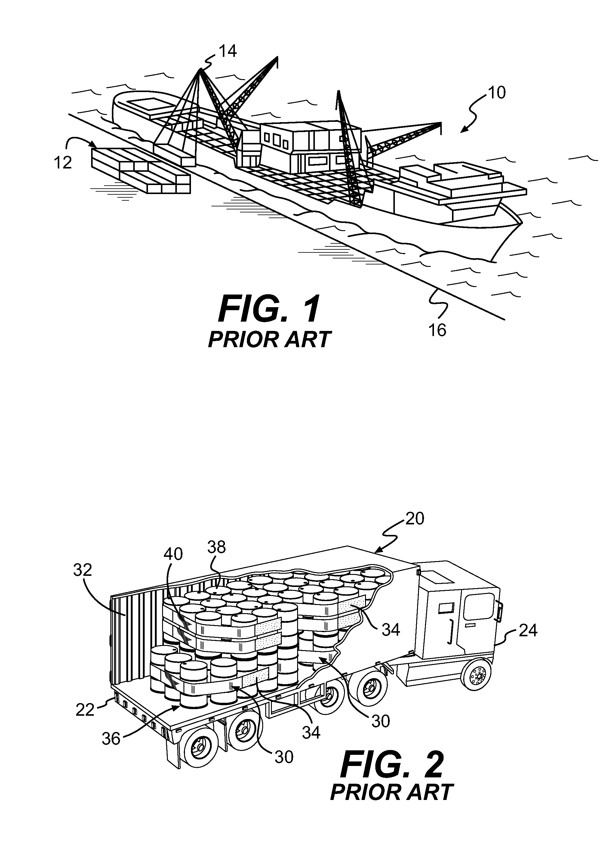 Cargo restraint system with enhanced reinforcement filament break strength content