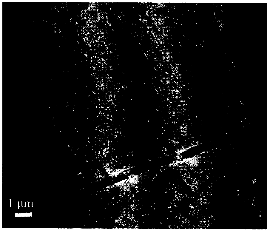 Preparation method of glass fiber titanium-dioxide-loaded composite material