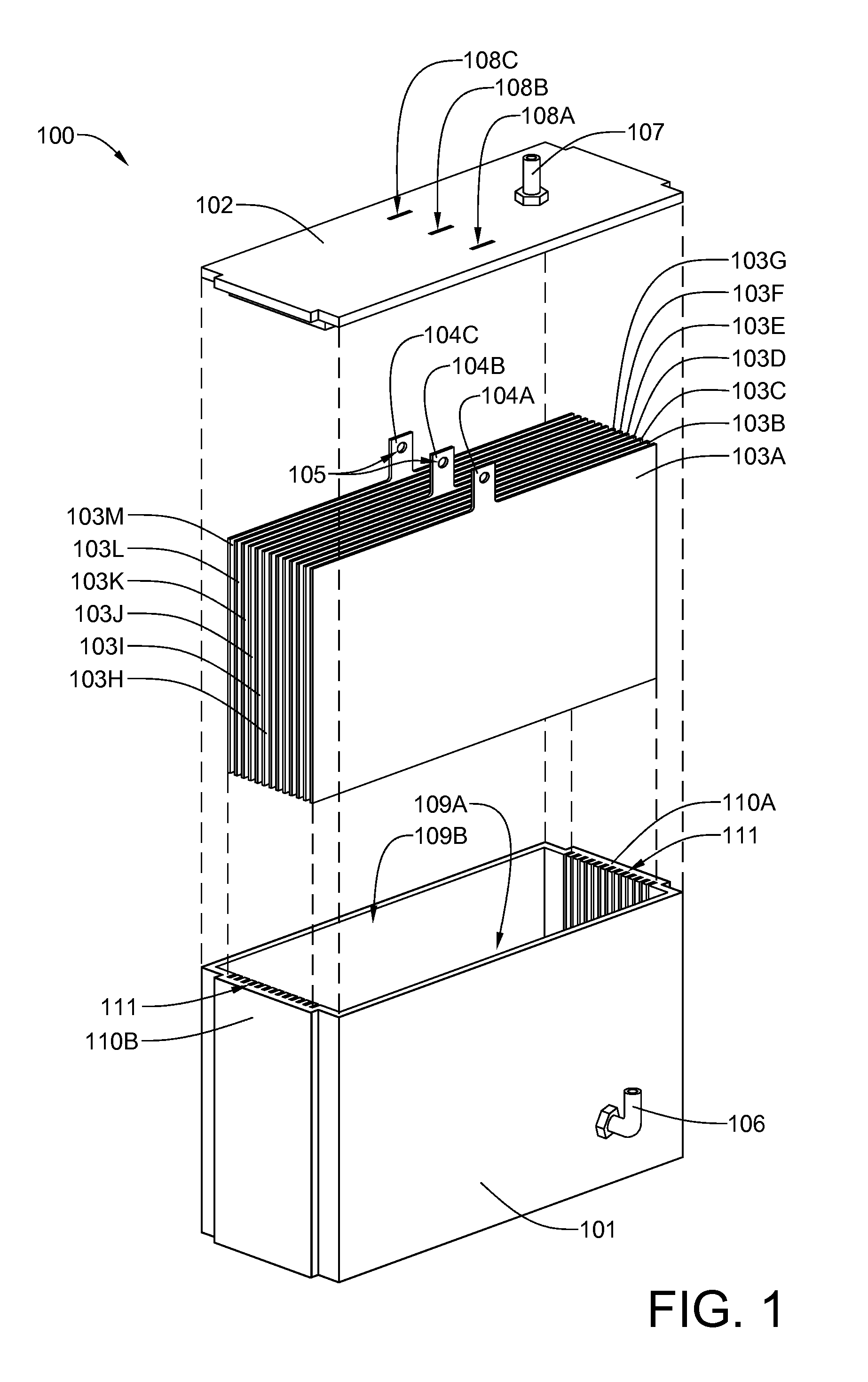 Hydrogen and oxygen generator having semi-isolated series cell construction