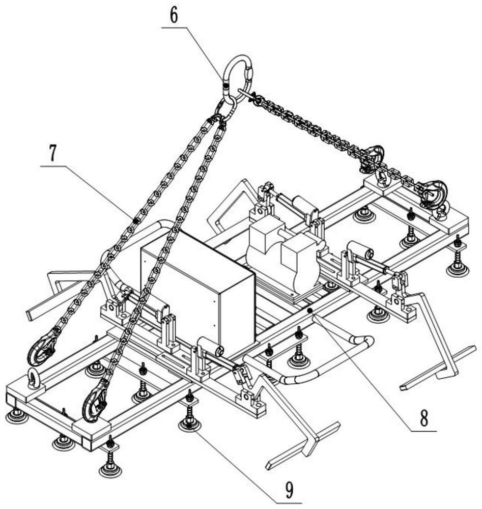 Fabricated building automatic assembly production line system