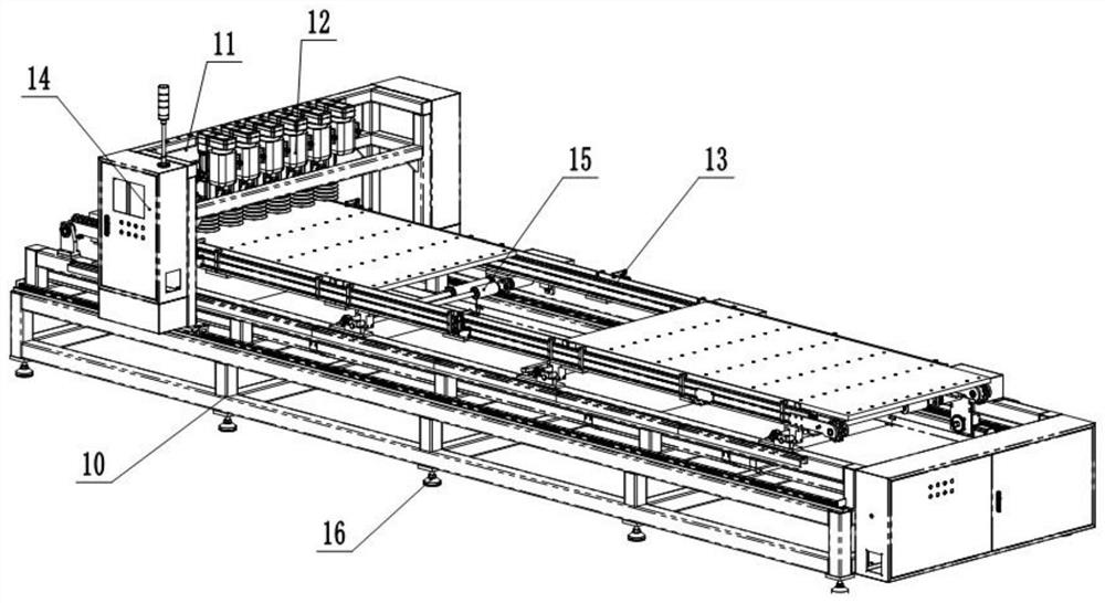 Fabricated building automatic assembly production line system