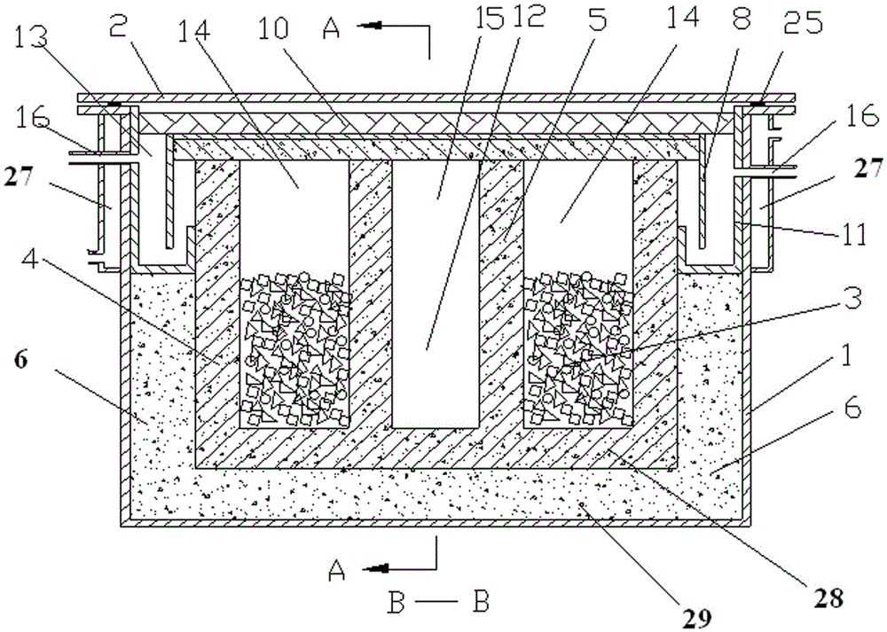 Device for treating and recycling aluminum electrolysis solid waste