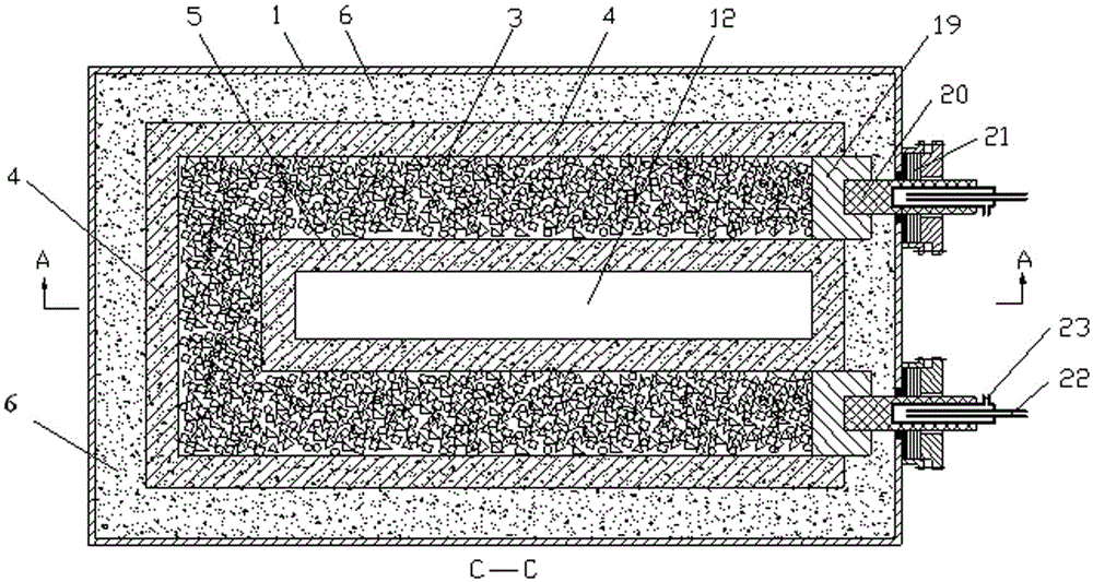 Device for treating and recycling aluminum electrolysis solid waste