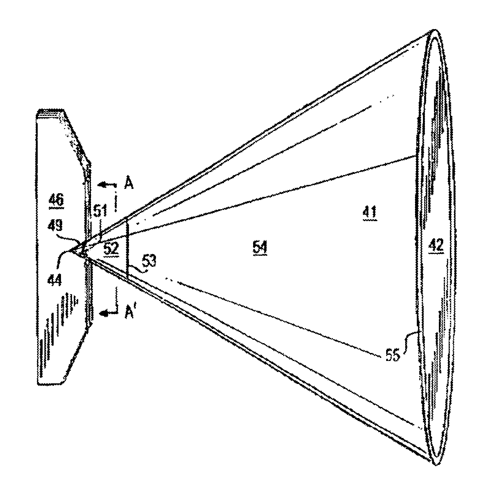 Easy-to-use conical container