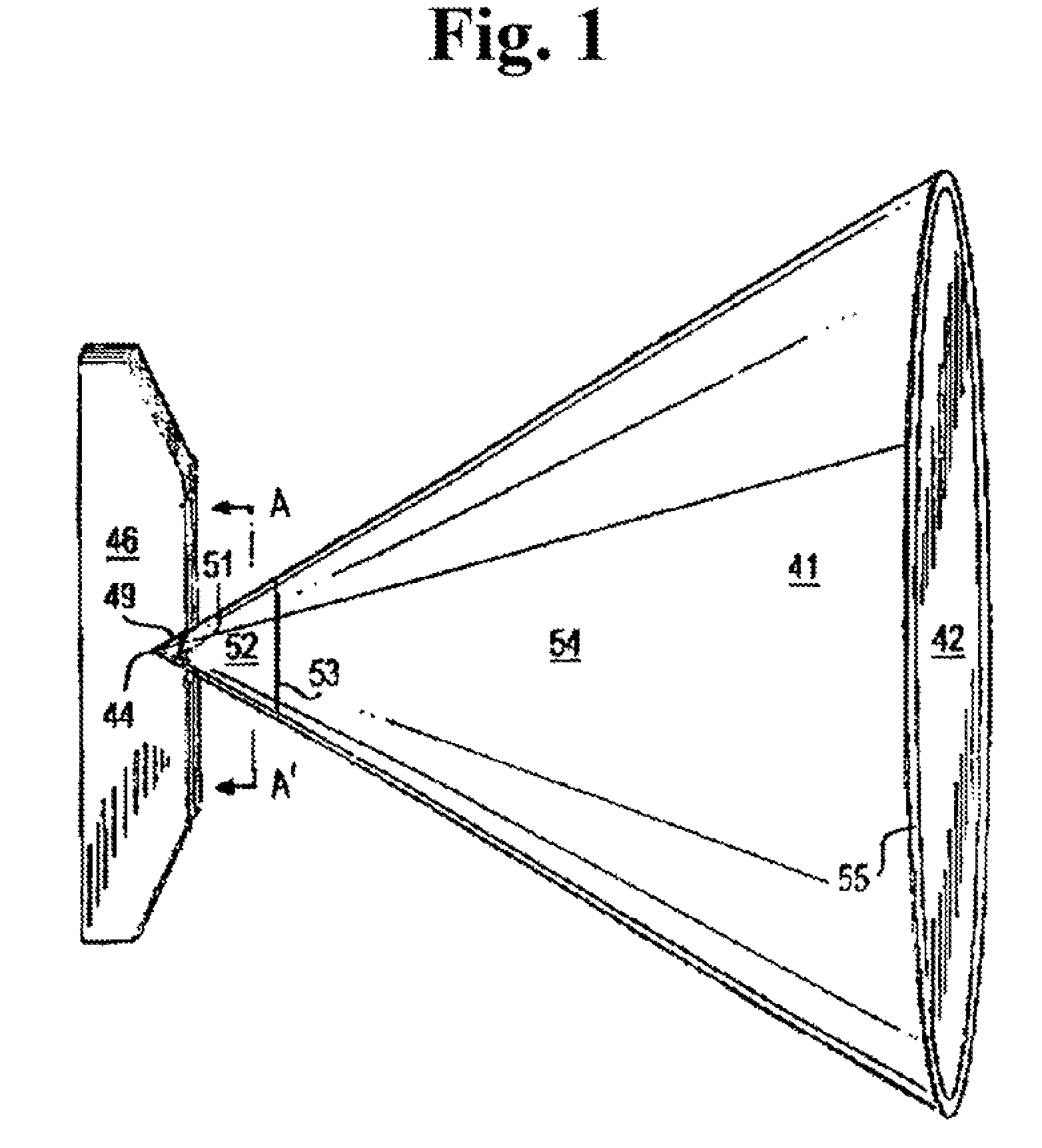 Easy-to-use conical container