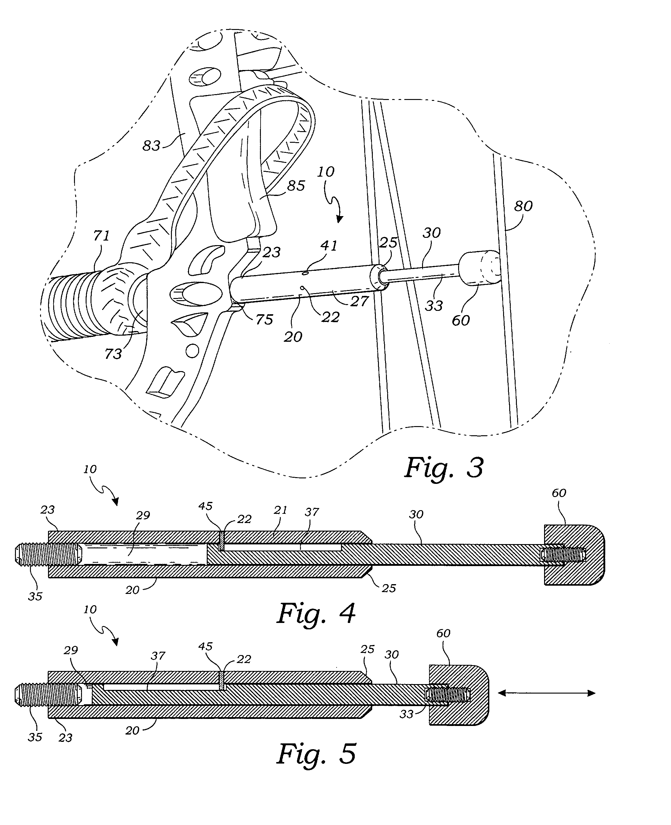 Bow string vibration suppressor