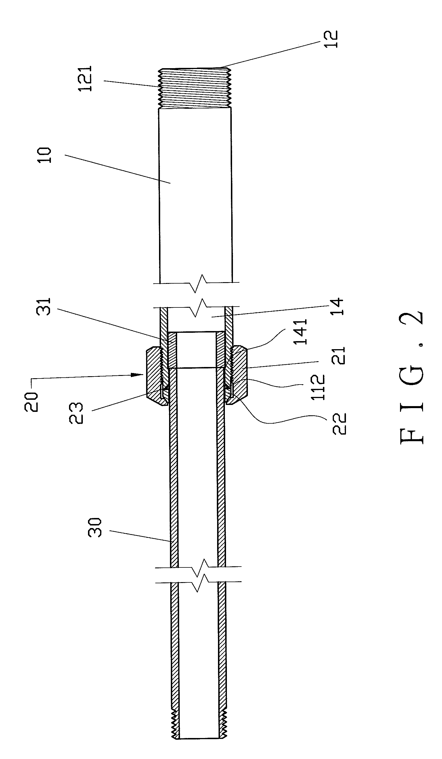 Retractable pipe assembly of air blow gun