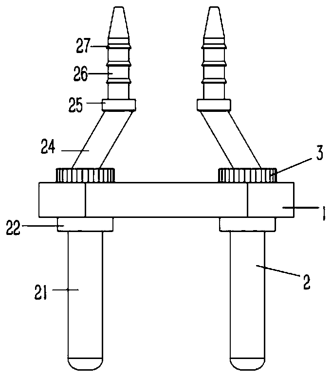 A universal light strip pin