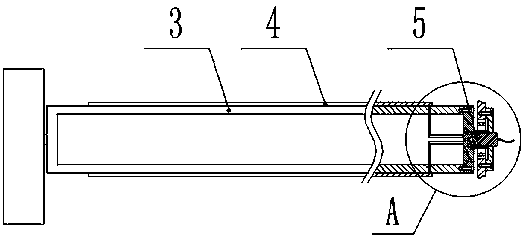 Tension sensor for liquid ammonia mercerizing machine