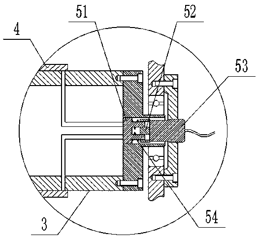 Tension sensor for liquid ammonia mercerizing machine