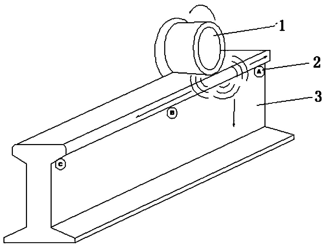 An acoustic-vibration track bridge health monitoring device, system and method