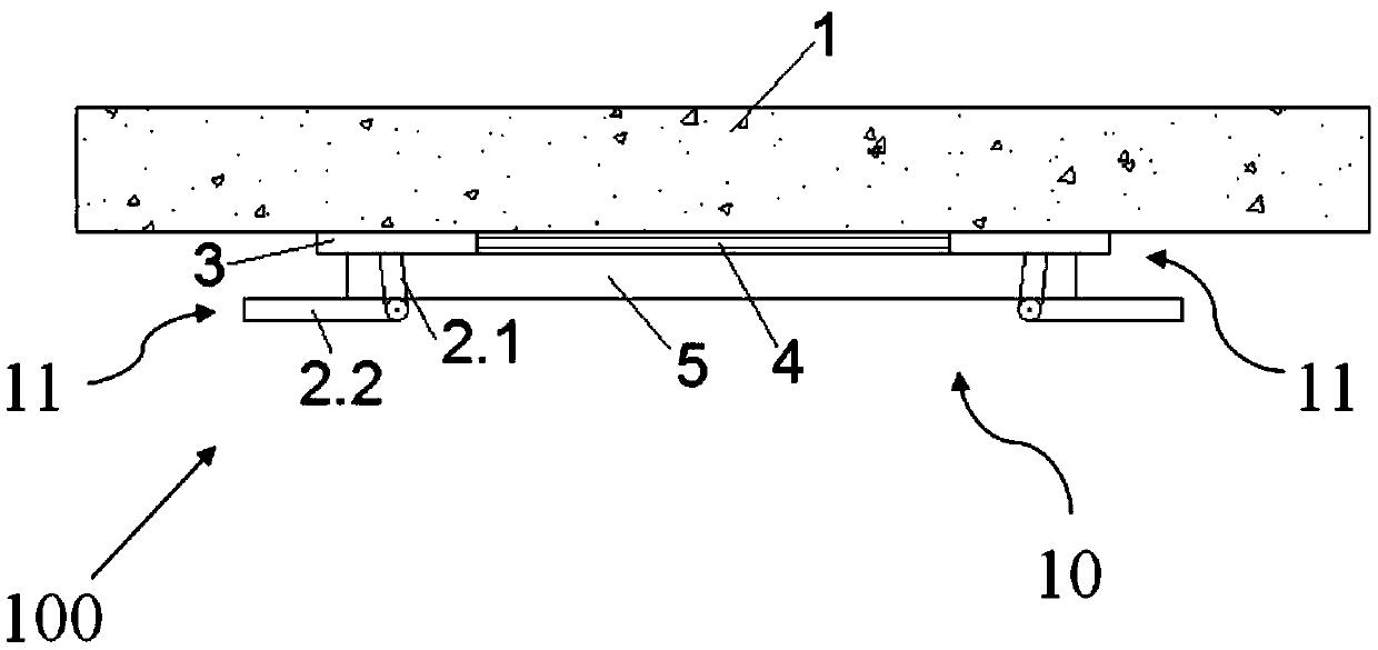 Quick installation device for self-locking inward inclined type strain sensor