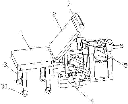 Vomit collection device for nursing of gastroenterology department