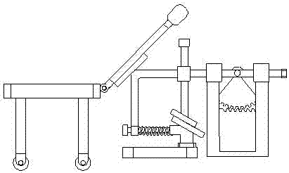 Vomit collection device for nursing of gastroenterology department