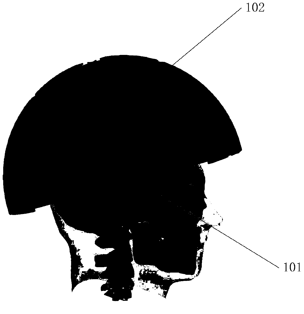 Method and electric equipment for achieving ultrasound cranial focusing