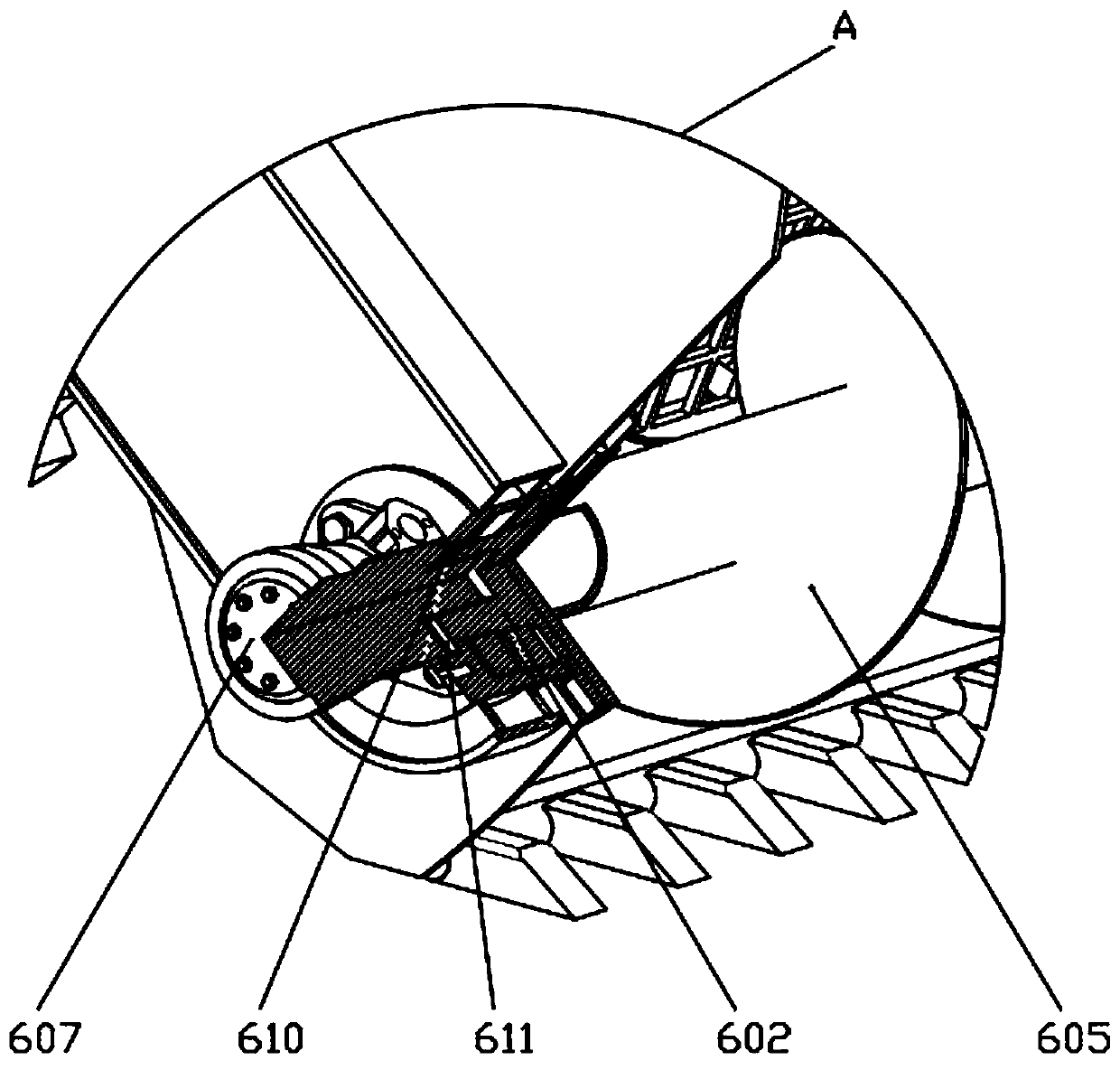 Drag suction unit assembly