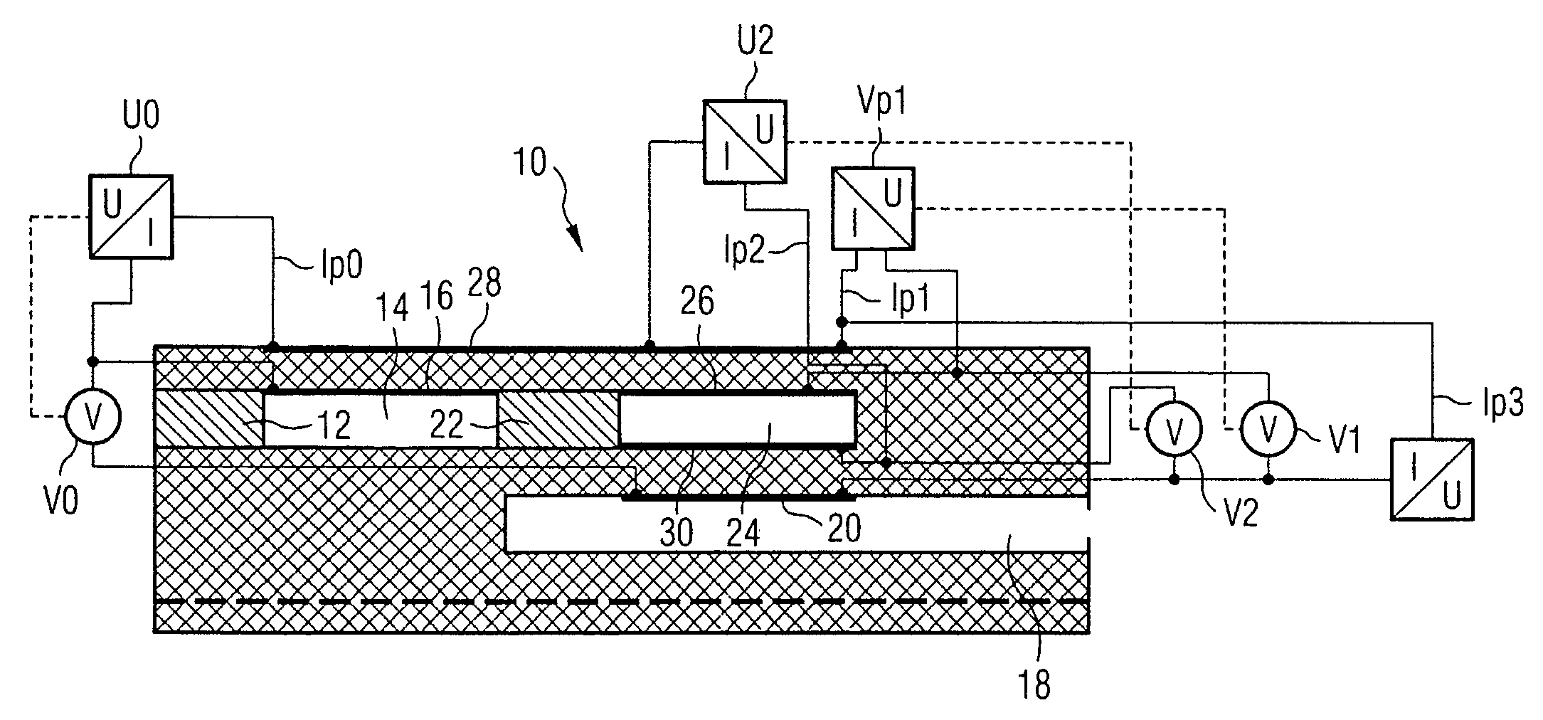 Method for operating a measuring probe for measuring a gas concentration