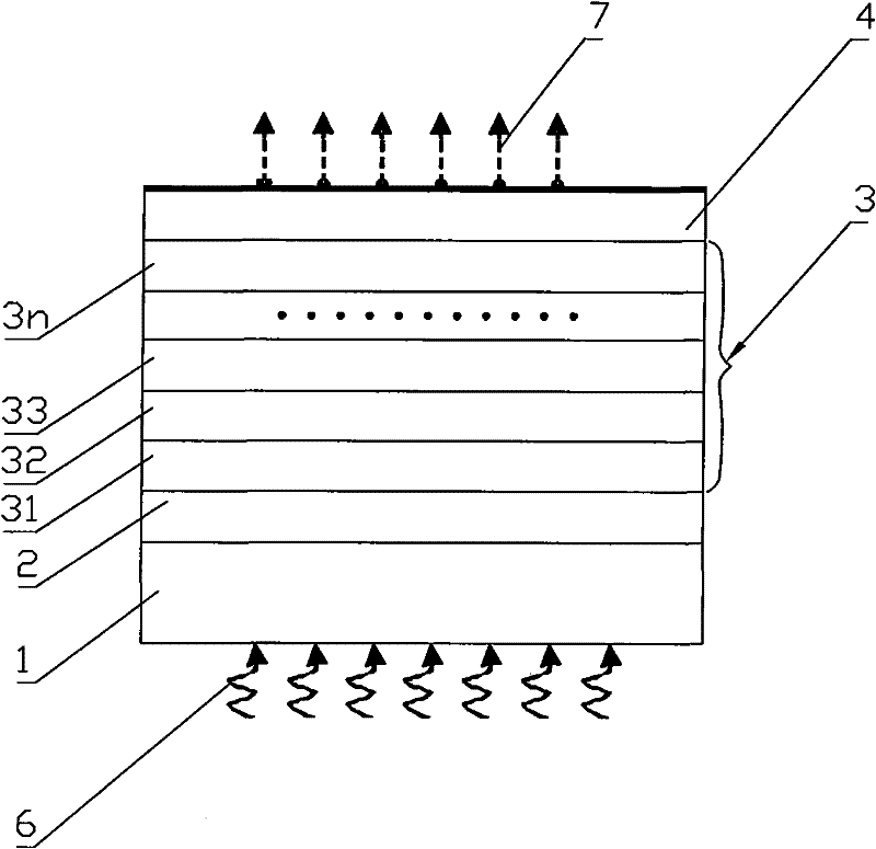 Transmission-type GaN ultraviolet photocathode based on varied-doping structure and manufacturing method