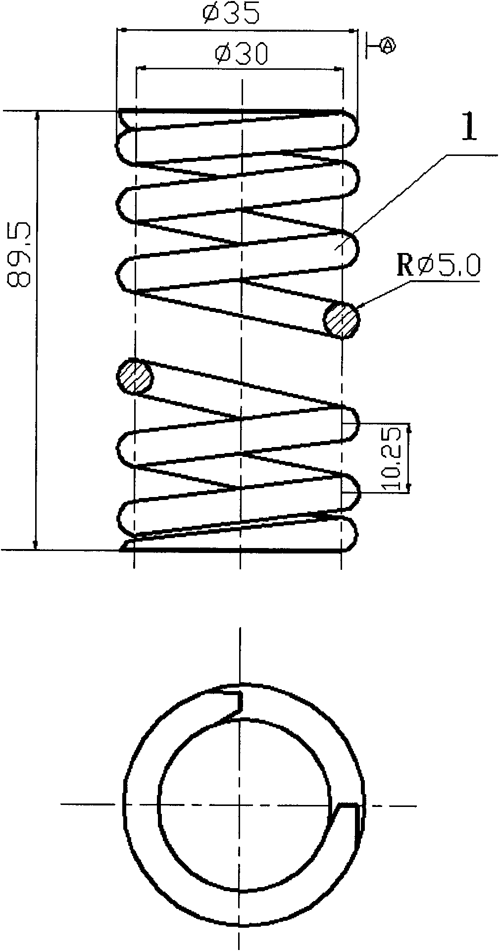 Precise heat treatment method of high-precision elastic element