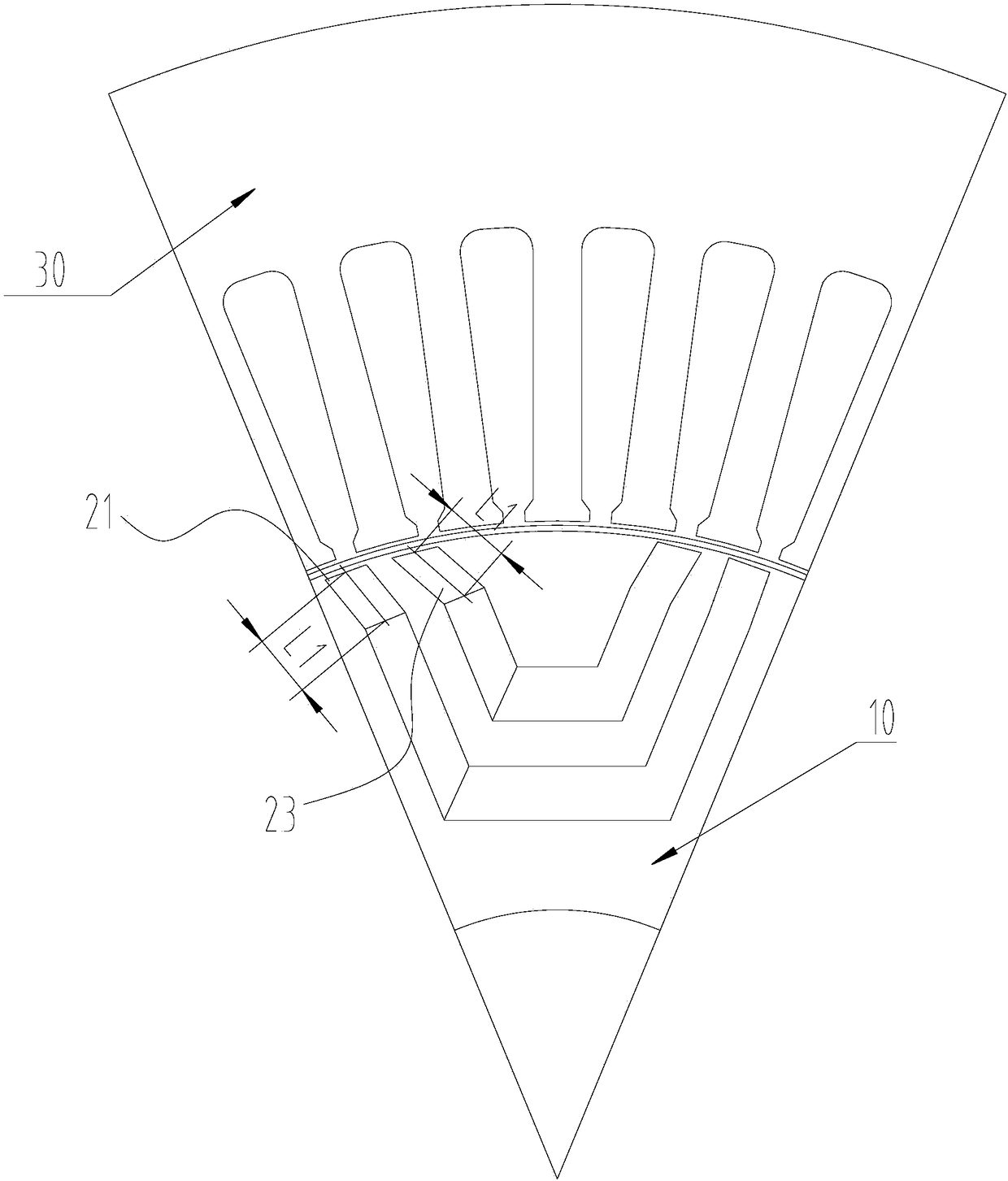 Rotor structure, permanent magnetism auxiliary synchronization magnetic resistance motor and electric vehicle