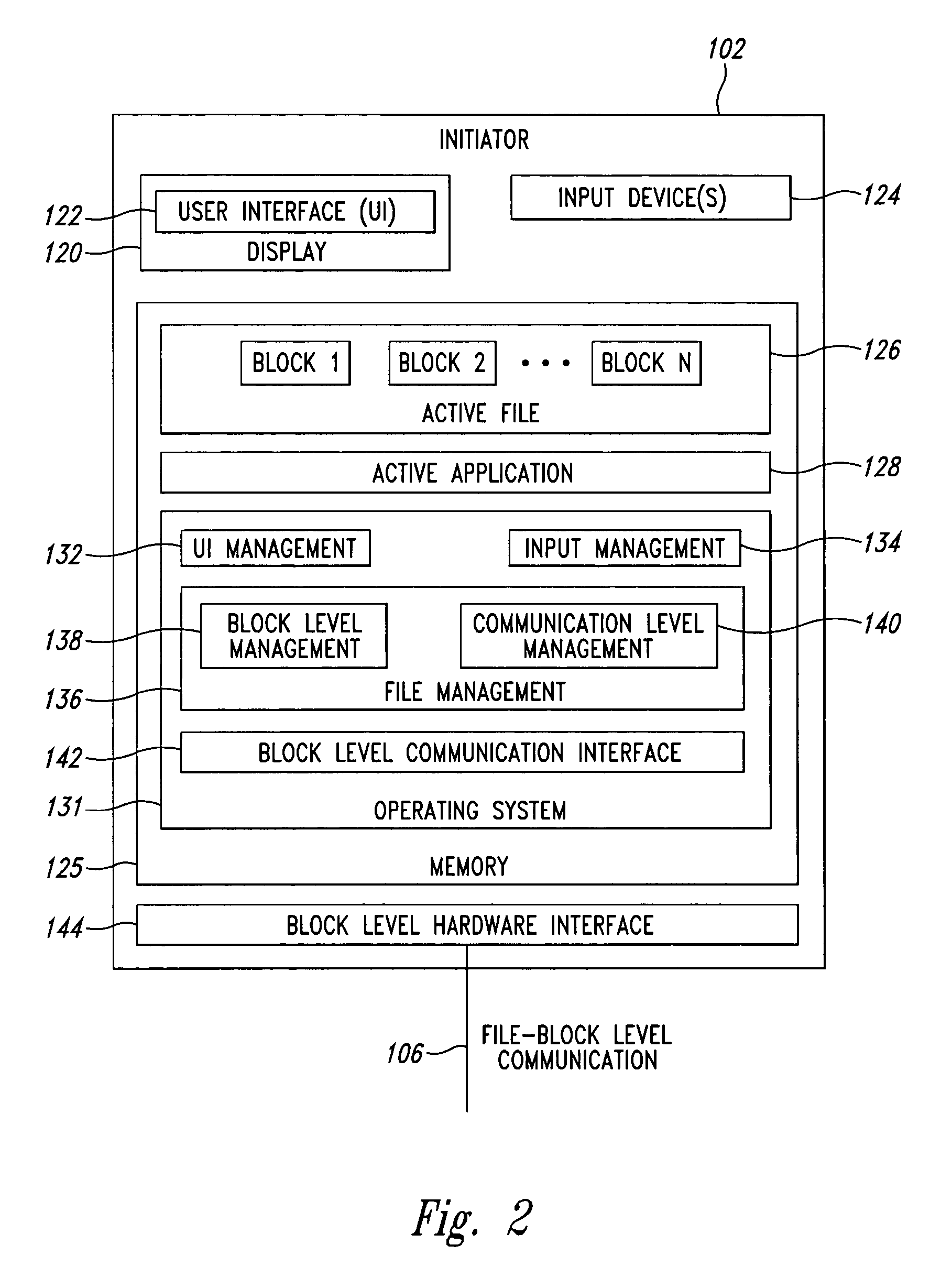 Block level data snapshot system and method