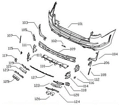 Vehicle rear bumper structure