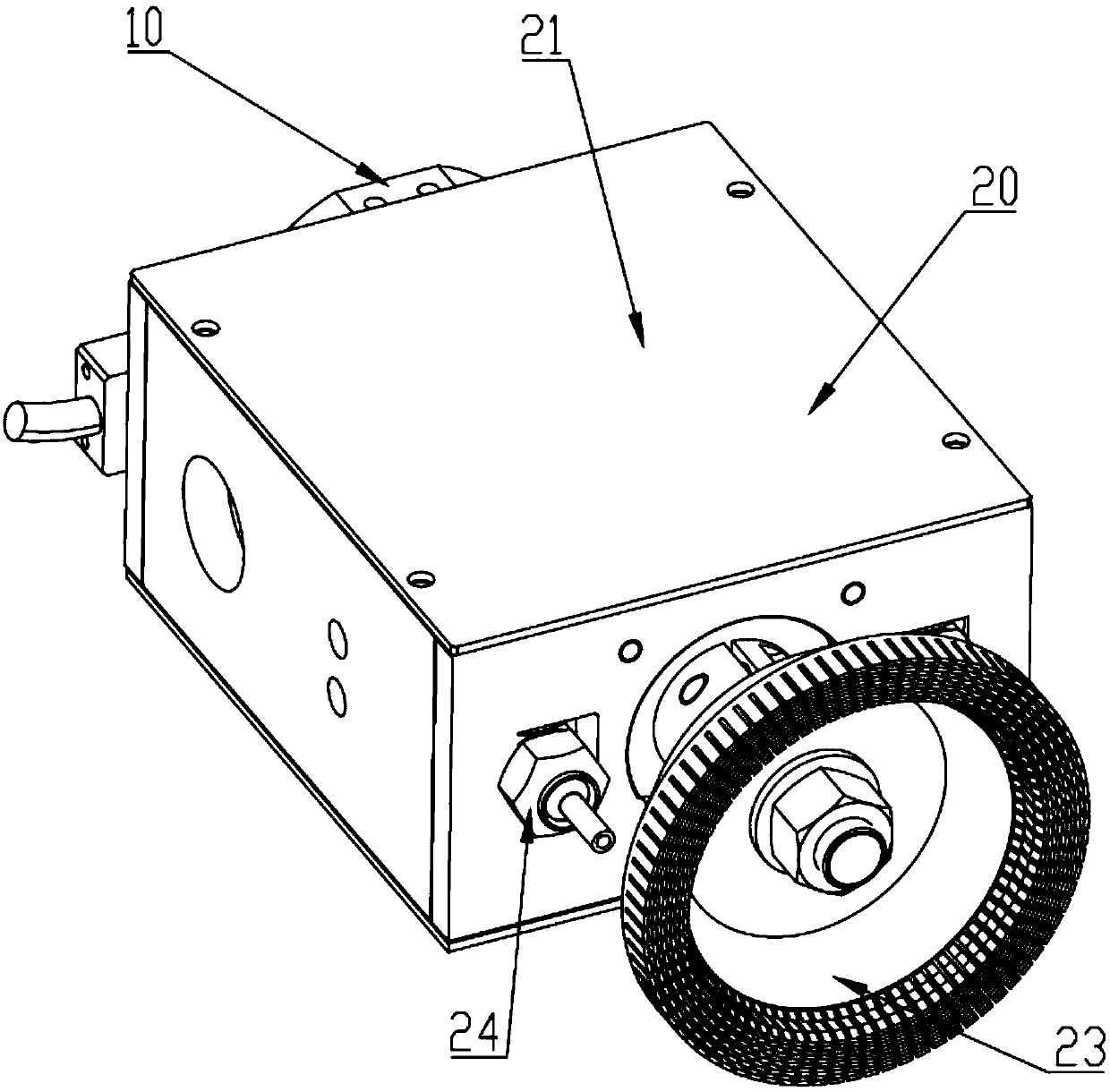 Cleaning device and injection-molding stamping equipment with same