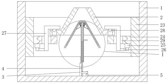 Cleaning device for flame cone in atomic absorption spectrometer