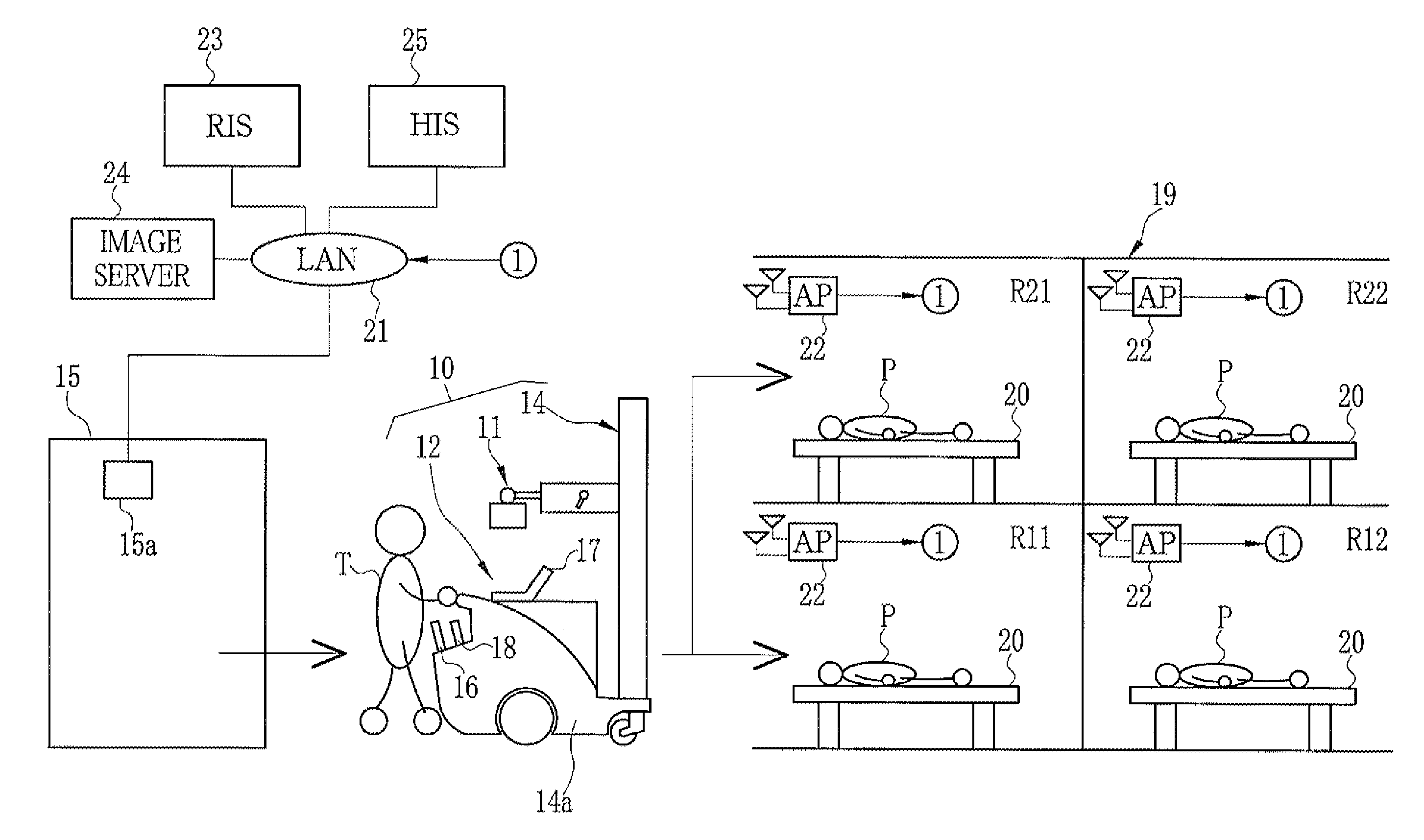 Portable radiation imaging apparatus and portable radiation imaging system