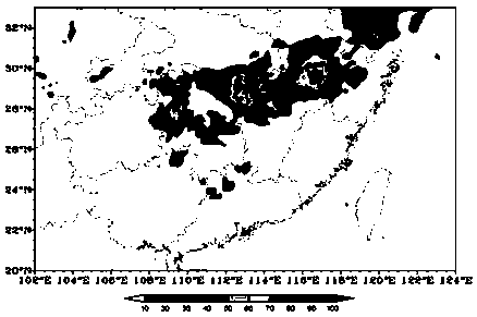 Dynamic mapping method for meteorological numerical forecasting product based on NoSql database