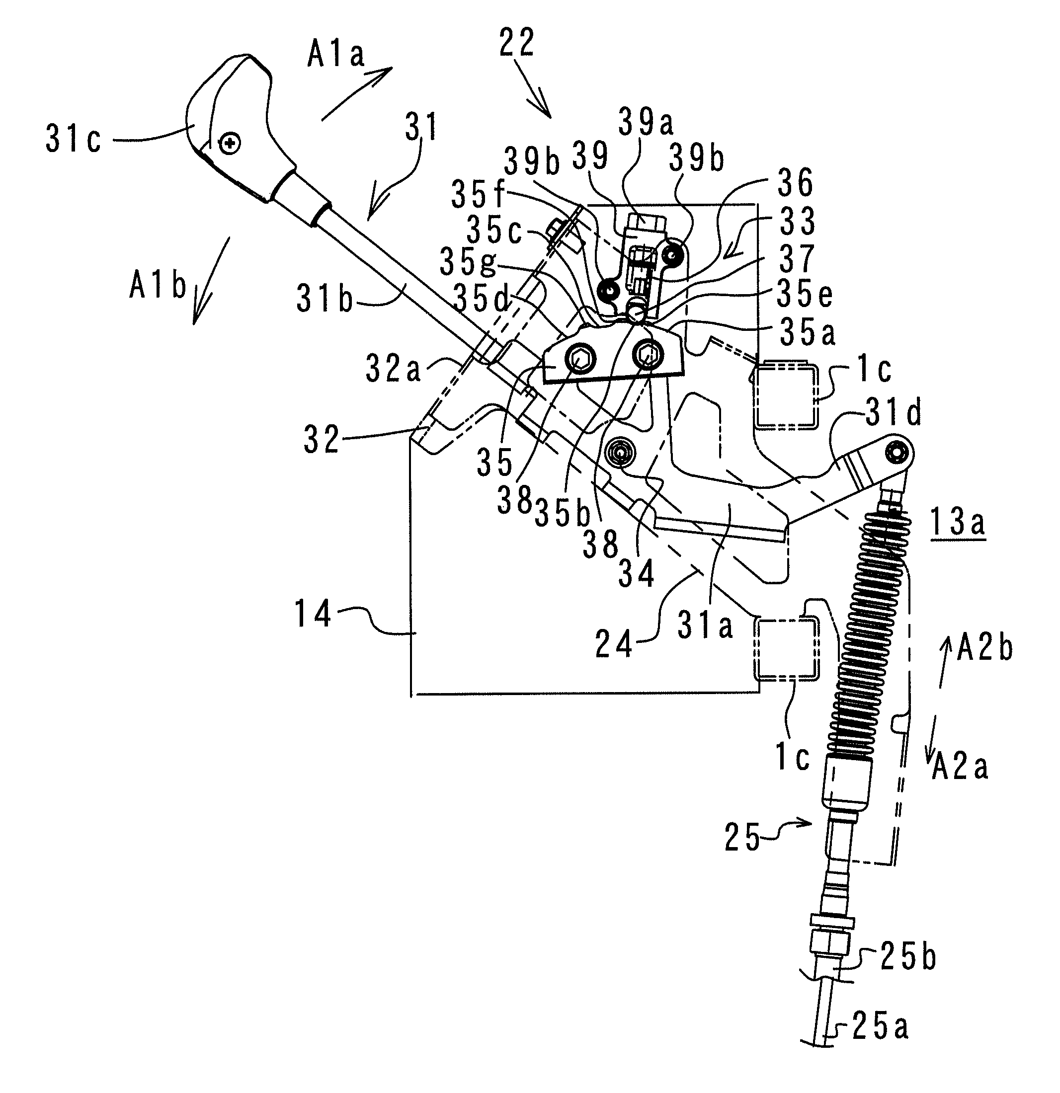 Speed change apparatus of vehicle