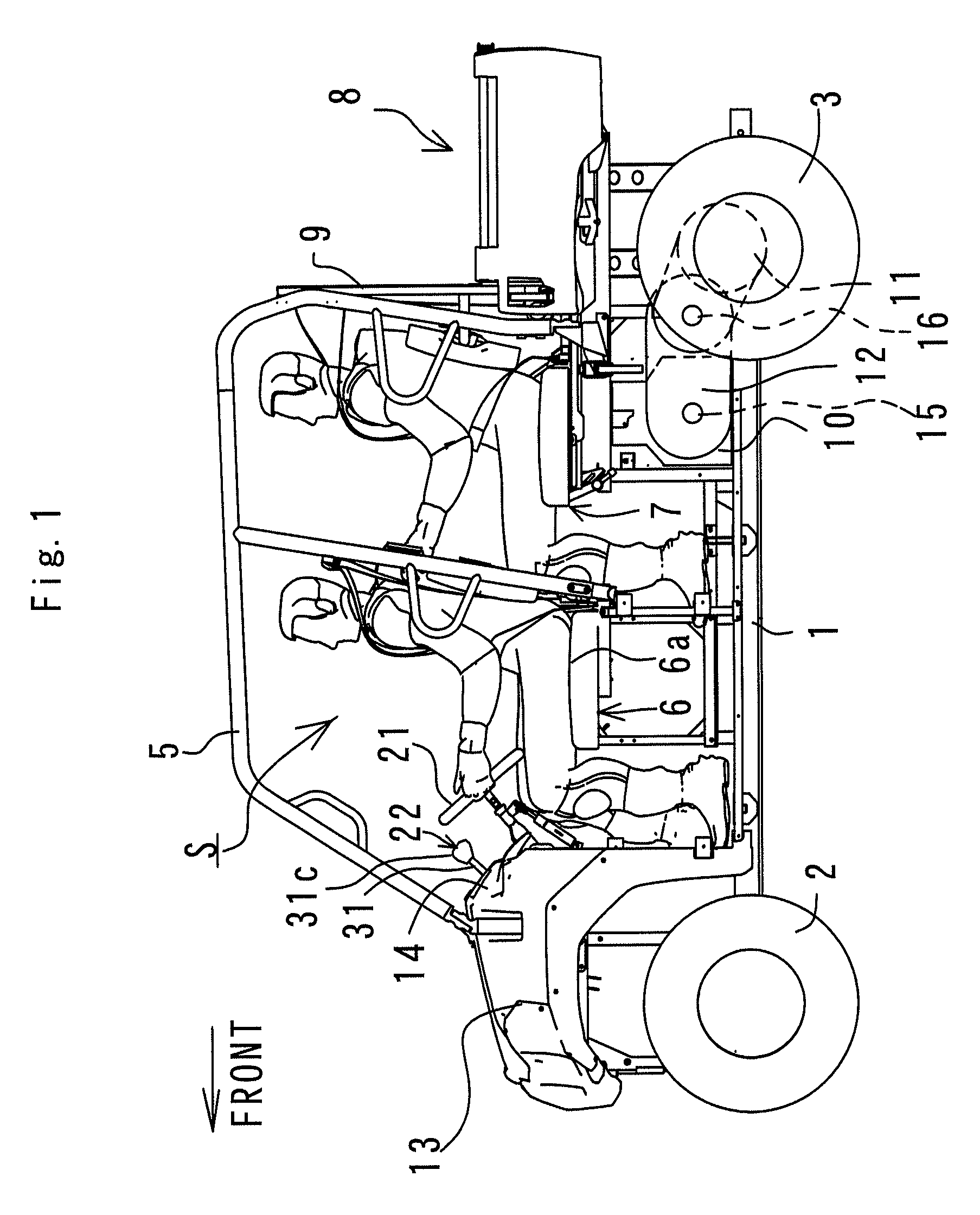 Speed change apparatus of vehicle