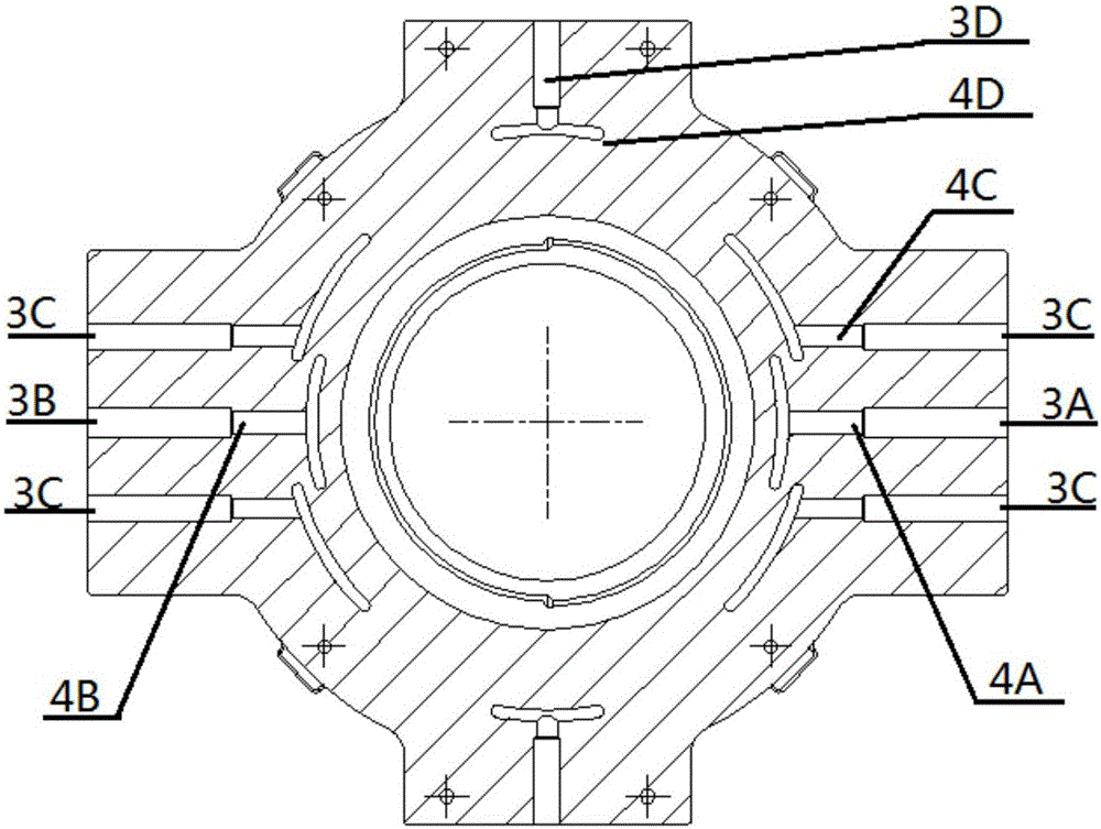 Vertical recycling and air sealing device for immersion type photoetching machine