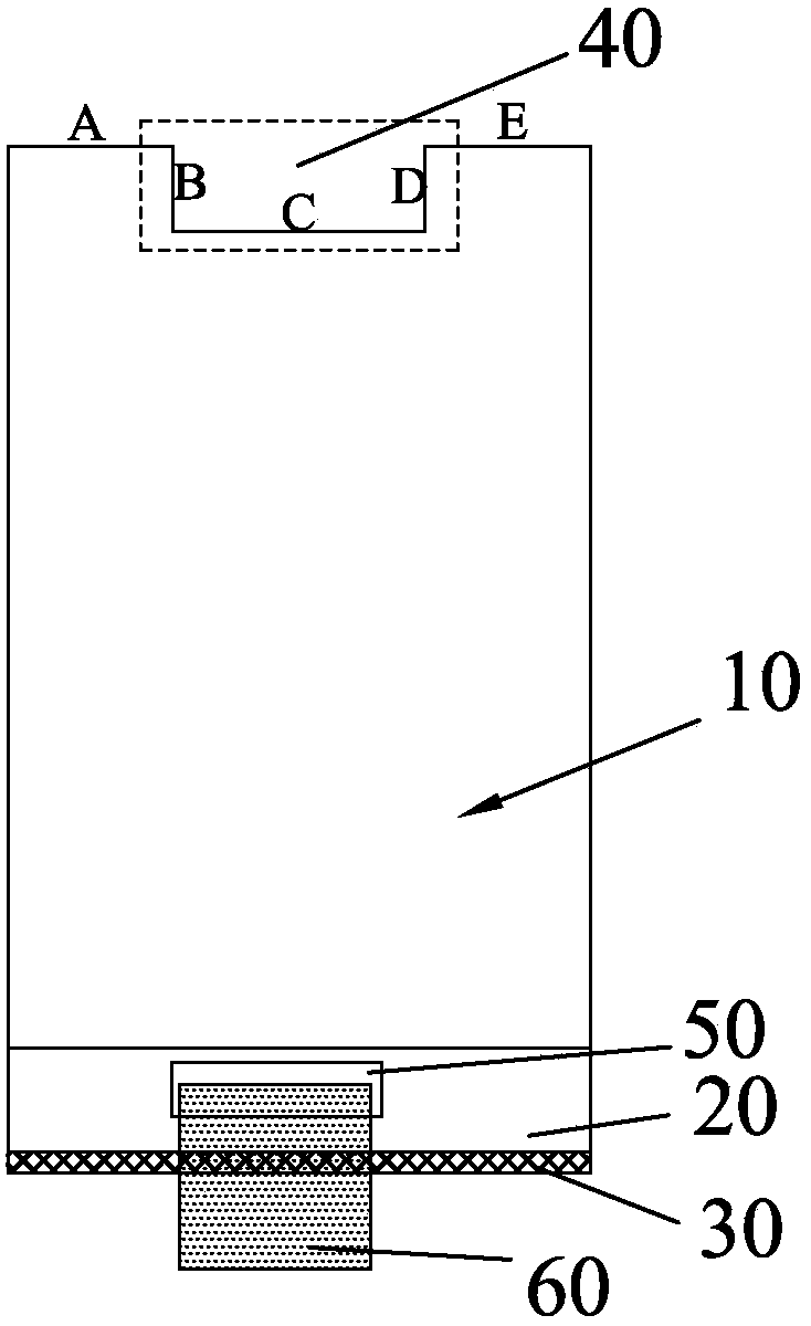 Profiled screen panel