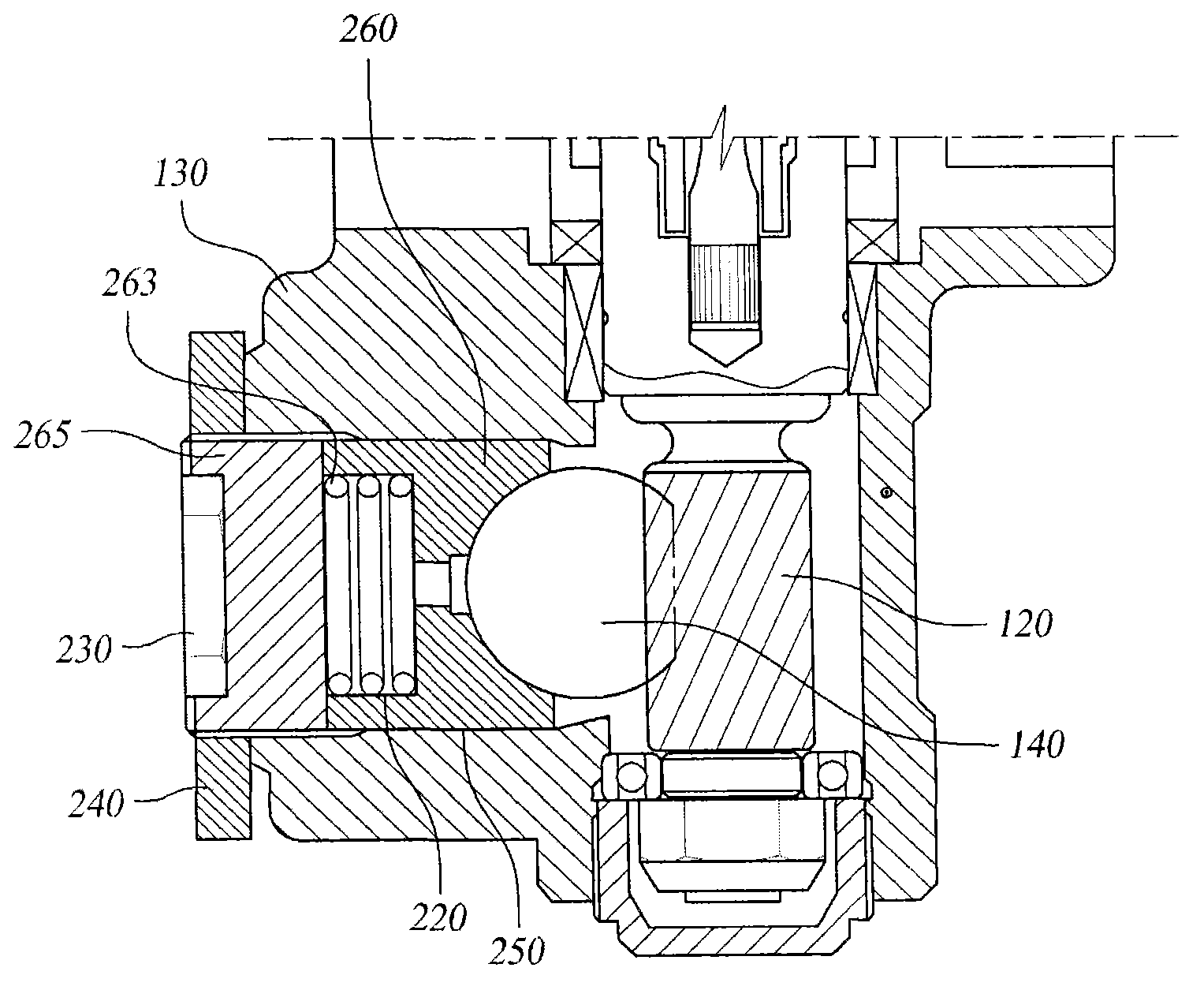 Rack bar supporting device of vehicle steering apparatus