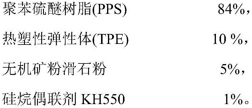 Polyphenylene sulfide compound for environment-friendly electroplating and preparation method thereof