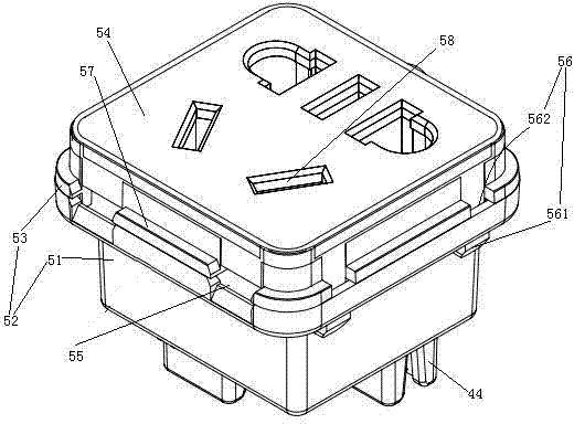 Explicit modularized socket