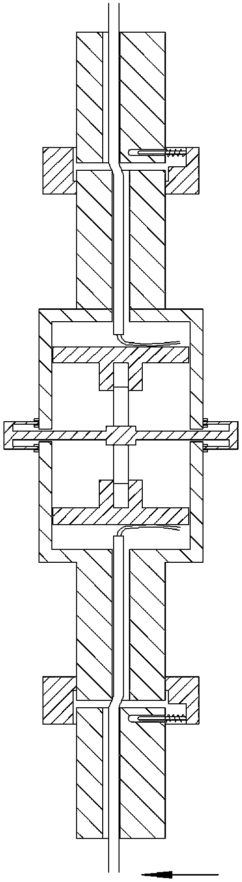 Power distribution network device broken wire connector