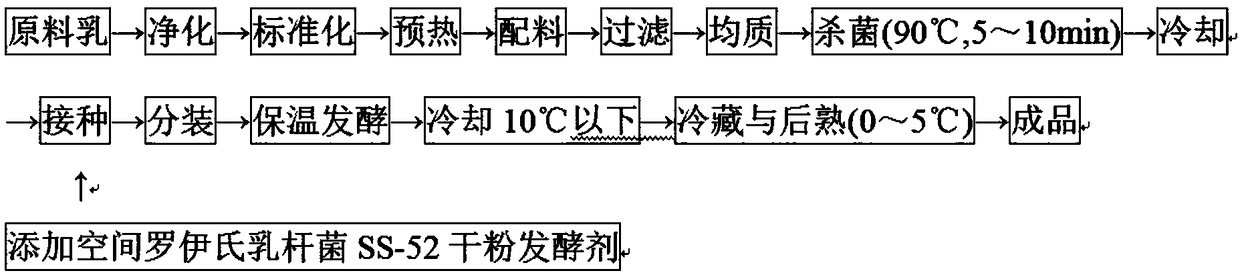 Lactobacillus reuteri SS23-52, preparation of dry powder leavening agent thereof, and applications of lactobacillus reuteri SS23-52 and dry powder leavening agent in pure probiotic yogurt