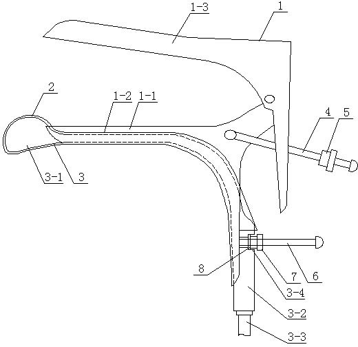 Superconducting probe with bracket