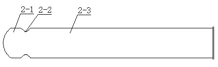 Superconducting probe with bracket