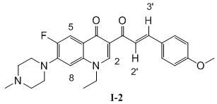 Acrylketone derivative of pefloxacin and preparation method and application of acrylketone derivative