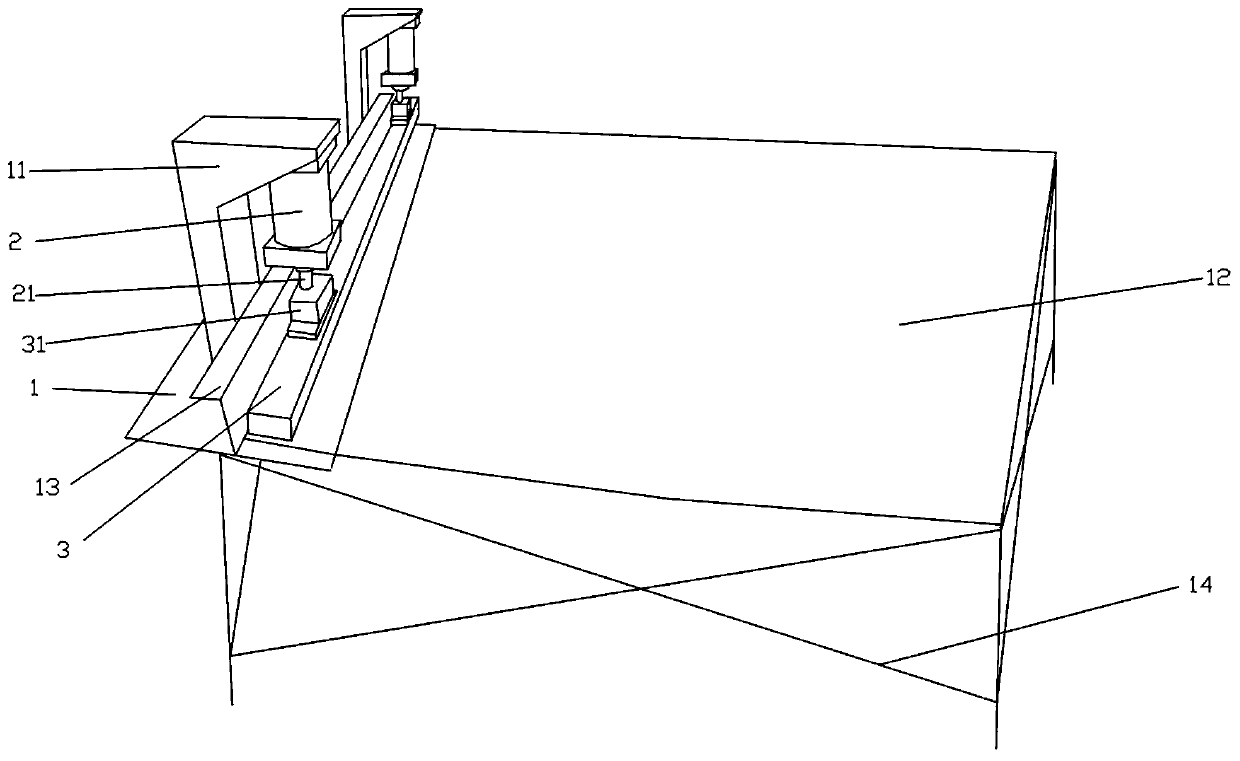 Cloth measuring and cutting device