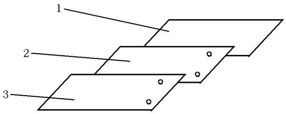 Low-temperature plane waterproof heating floor module and manufacturing method thereof