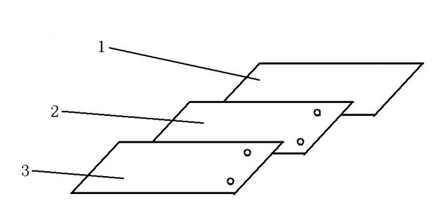 Low-temperature plane waterproof heating floor module and manufacturing method thereof