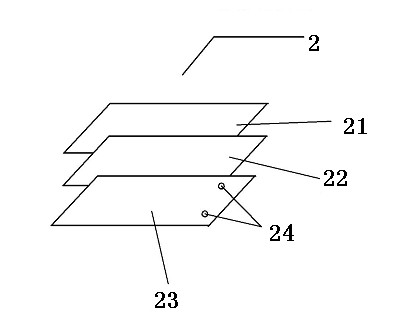 Low-temperature plane waterproof heating floor module and manufacturing method thereof