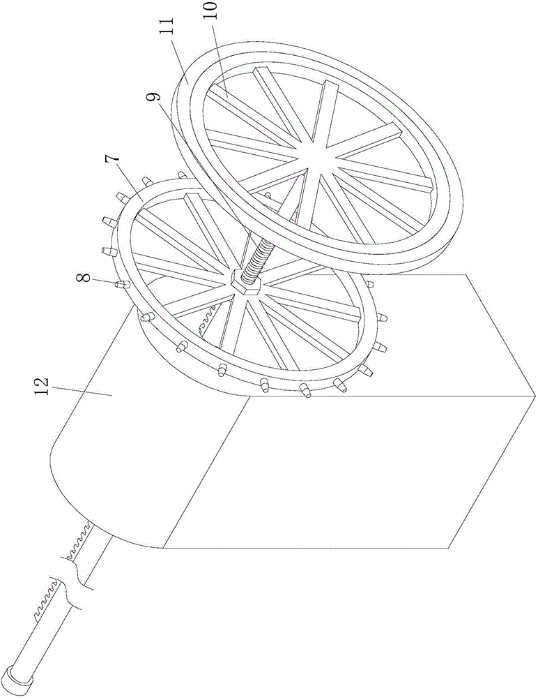 Long pipe inner wall quenching device