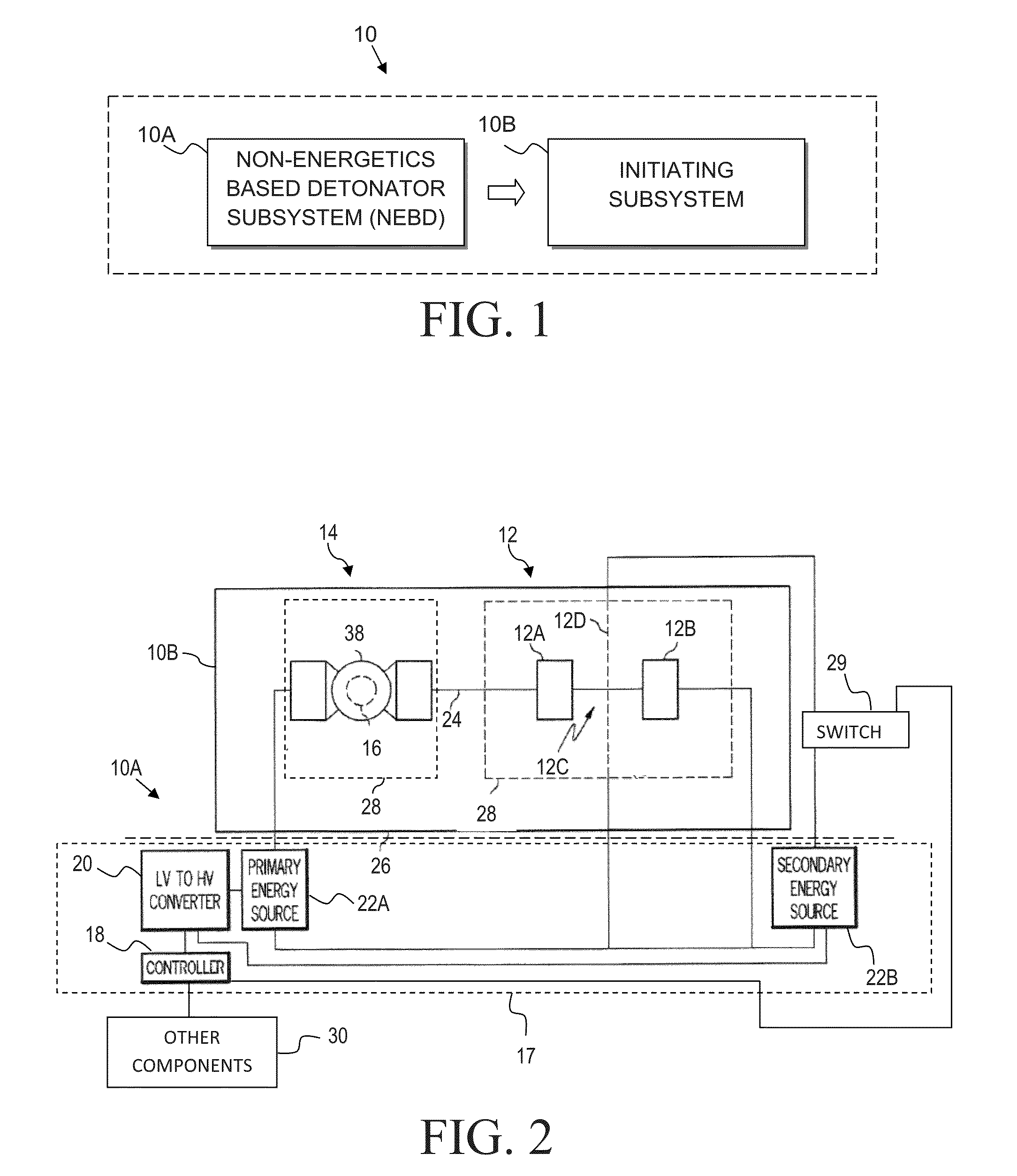 Non-energetics based detonator